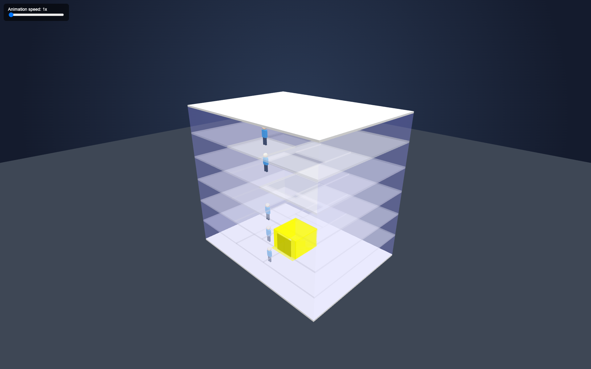 Elevator simulation preview